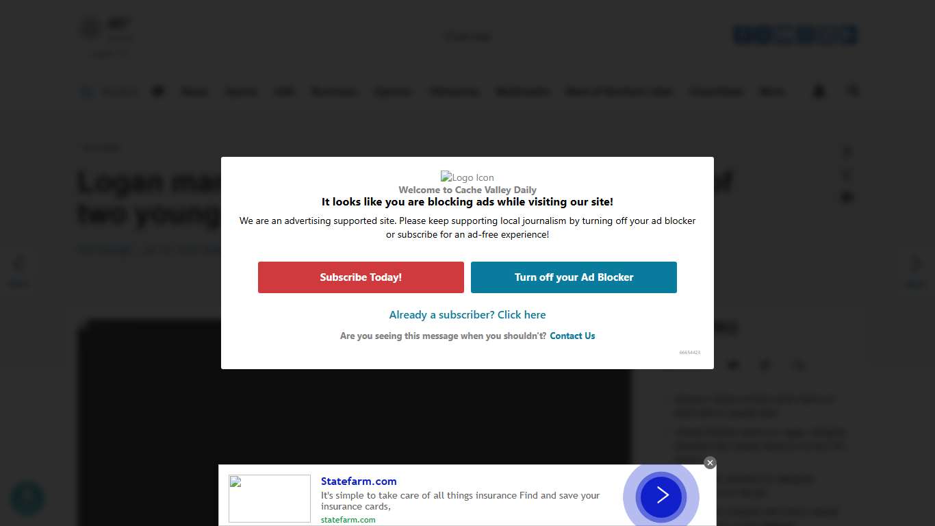 Logan man charged with felony sexual abuse of two young relatives | News | cachevalleydaily.com